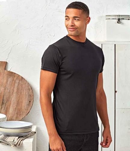 Premier Coolchecker Chefs T-Shirt - Black - 3XL
